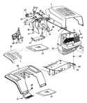 Page R Diagram and Parts List for 13BH660F033 2001 MTD Lawn Tractor