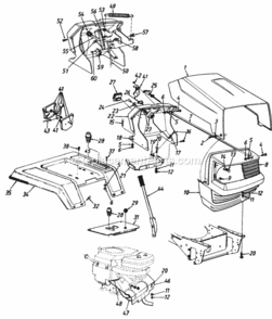 Style_0 Diagram and Parts List for 140-840H327  MTD Lawn Tractor