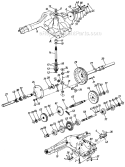 Part Location Diagram of 717-1166 MTD Shift Guide