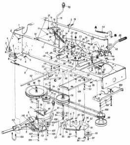 Page H Diagram and Parts List for 141-840H141  MTD Lawn Tractor