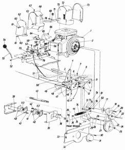Page E Diagram and Parts List for 141-995-118 GT1850 MTD Lawn Tractor