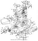 Part Location Diagram of 918-0117B MTD Spindle ASM-DECK D