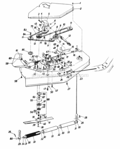 Part Location Diagram of 12646-0637 MTD Bracket-deck Hange