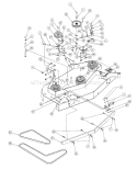 Page E Diagram and Parts List for 1448G 55AE231S195 - 2000 MTD Lawn Mower
