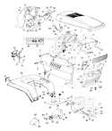 Part Location Diagram of 783-0245A MTD Shift Cover