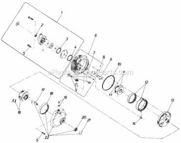 Part Location Diagram of ET-102576-000 MTD Body Subassembly