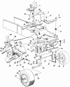 Part Location Diagram of 711-0516 MTD Engine Mount Spacer