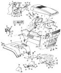 Page E Diagram and Parts List for 145Q849H033 1995 MTD Lawn Tractor