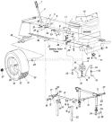 Page A Diagram and Parts List for 146-835-033 1986 MTD Lawn Tractor