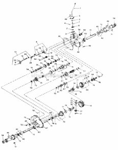 Transaxle_Peerless Diagram and Parts List for 148-826-000 1988 MTD Lawn Tractor