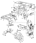 Page H Diagram and Parts List for 149-813-023 1989 MTD Lawn Tractor