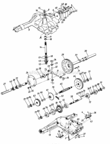 Page F Diagram and Parts List for 149-816-000 1989 MTD Lawn Tractor