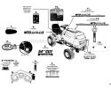 Page E Diagram and Parts List for 14AA815K004 2008 MTD Lawn Tractor