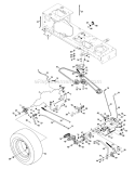 Page B Diagram and Parts List for 14AA815K033 2009 MTD Lawn Tractor
