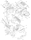 Page E Diagram and Parts List for 14AI808H372 2004 MTD Lawn Tractor