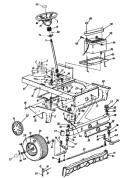 Part Location Diagram of 783-0465-0637 MTD Steering Brace