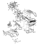 Part Location Diagram of 783-0461A-0637 MTD PTO Bracket