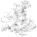 Page F Diagram and Parts List for 14AS825H033 1997 MTD Lawn Tractor