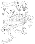 Page B Diagram and Parts List for 14AT808H300 2003 MTD Lawn Tractor