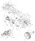 Page C Diagram and Parts List for 14AT808H300 2003 MTD Lawn Tractor