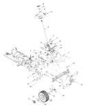 Page A Diagram and Parts List for 14AT808H929 2004 MTD Lawn Tractor