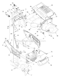 Page E Diagram and Parts List for 14AT808H929 2004 MTD Lawn Tractor