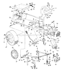 Page G Diagram and Parts List for 14AU848H077 2002 MTD Lawn Tractor