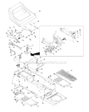 Page H Diagram and Parts List for 14AU848H077 2002 MTD Lawn Tractor