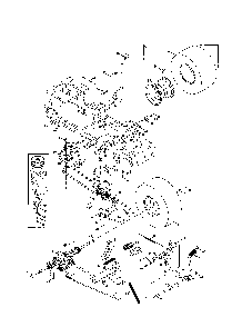 Transmission Diagram and Parts List for 13AL78ST099  MTD Lawn Tractor
