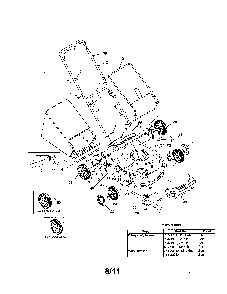 Lawn mower Diagram and Parts List for 11A-414E700  MTD Lawn Mower