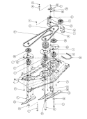 Part Location Diagram of 903-0043A MTD Spindle Assy-blade