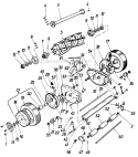 Page B Diagram and Parts List for 157-590-002 1987 MTD Lawn Tractor