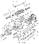 Page B Diagram and Parts List for 158-590-000 1988 MTD Lawn Tractor