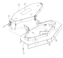 Page F Diagram and Parts List for 1652G 55AE223T195 - 2000 MTD Lawn Mower