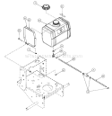 Page J Diagram and Parts List for 1548GF 55AE232M195 - 2000 MTD Lawn Mower