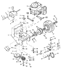 Page B Diagram and Parts List for 1336 55AD210R195 MTD Lawn Mower