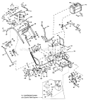 Page C Diagram and Parts List for 1448G 55AE231S195 - 2000 MTD Lawn Mower