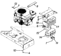 Page J Diagram and Parts List for 165M695G352 1670874 -1996 MTD Lawn Tractor