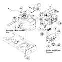 Page L Diagram and Parts List for 165M695G352 1670874 -1996 MTD Lawn Tractor
