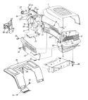 Page E Diagram and Parts List for 136Q695H352 1996 MTD Lawn Tractor