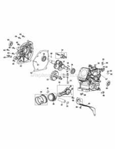 170-C0A-11_Crankcase Diagram and Parts List for 170-C0A-11  MTD Engine