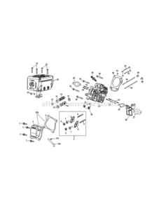 170-C0A_Cylinder_Head Diagram and Parts List for 170-C0A  MTD Engine