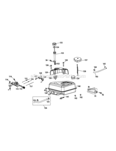 170-Cu_Fuel_Tank Diagram and Parts List for 170-CU  MTD Engine