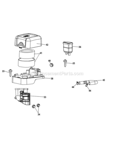 170-Du_Air_Cleaner Diagram and Parts List for 170-DU  MTD Engine