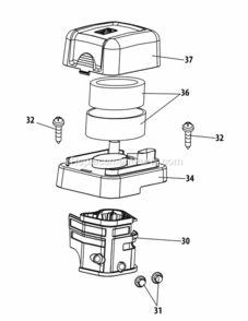 170-L0-11_Air_Filter Diagram and Parts List for 170-L0-11  MTD Engine