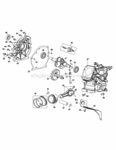 170-L0-11_Crankcase Diagram and Parts List for 170-L0-11  MTD Engine