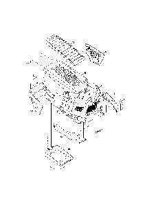 Hood/grill/plenum Diagram and Parts List for 13BQA1ZT299  MTD Lawn Tractor