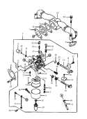 Page J Diagram and Parts List for 1748F 55AF3DAM195 MTD Lawn Mower