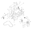 Page E Diagram and Parts List for 1748F 55AF3DAM195 MTD Lawn Mower