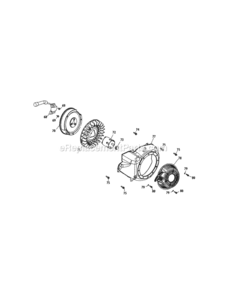 178-L0-11_Flywheel_And_Blower_Housing Diagram and Parts List for 178-L0-11  MTD Engine